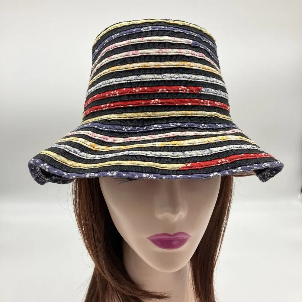 Vintage Bucket Hat Womens Dopamine Quirky‎ Colorful Cool - Picture 3 of 11